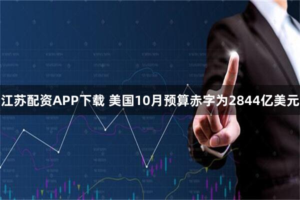 江苏配资APP下载 美国10月预算赤字为2844亿美元